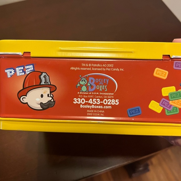 Pez Fireman Lunch Box and Thermos vintage - Picture 7 of 8